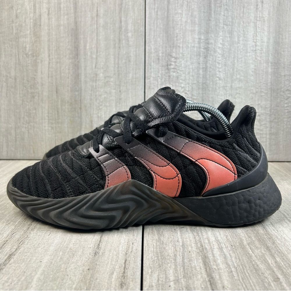 Adidas Sobakov 2.0 Core Black Solar Casual Sneakers ee5672 Men’s Size 8.5